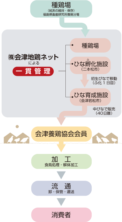 安心と信頼の生産体制